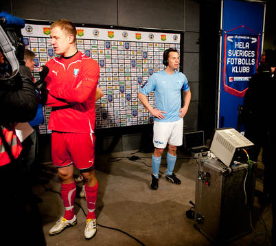 Daniel Andersson och Johan Dahlin, målvakt, Malmö FF