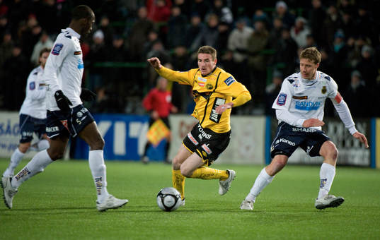 James Keene, Elfsborg mot Daniel Bernhardsson och Omar