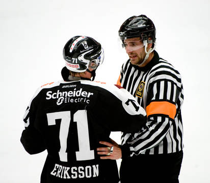 Mikael Sjökvist, domare och Fredrik Eriksson, Malmö