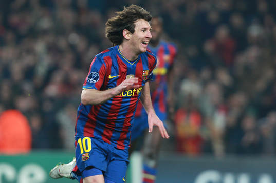 Lionel Messi, Barcelona, glädje jubel