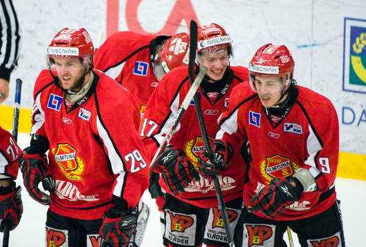 Mikael Aaro, Kim Karlsson och Sebastian Eriksson, Almtuna