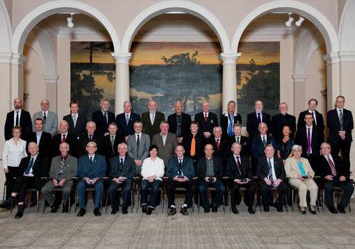 Fotboll, Svenska Fotbollsförbundet Årsmöte, gruppbild,