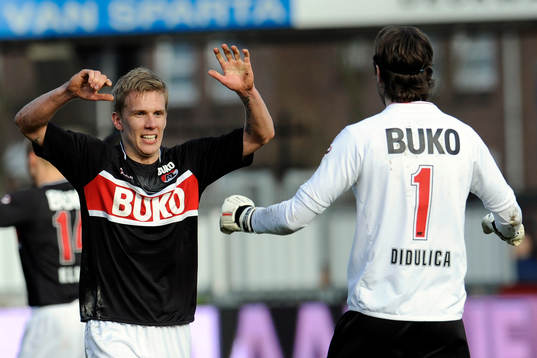 Fotboll, holländsk, Eredivisie, Sparta Rotterdam - AZ