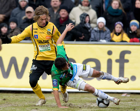 Mjällby - GAIS: Tobias Grahn, Mjällby och Romário