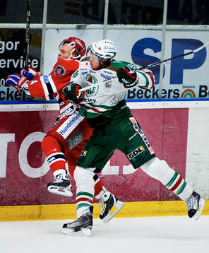 Robert Carlsson, Södertälje och Eric Beaudoin, Rögle