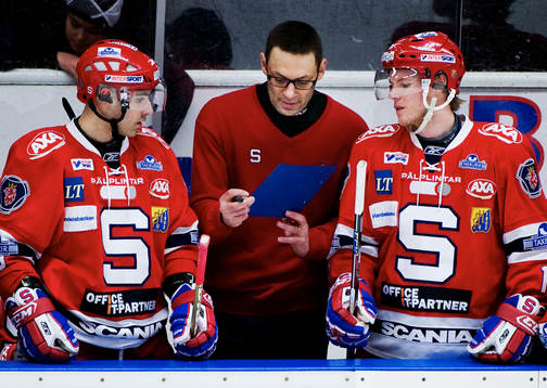 Yanick Lehoux och Jonas Almtorp, Södertälje och Peter