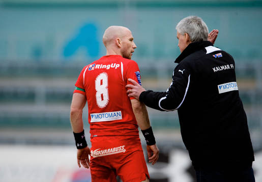 Nanne Bergstrand, tränare, Kalmar och Henrik Rydström