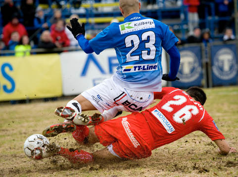 Emin Nouri, Kalmar, och Max Fuxberg, Trelleborg