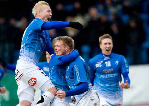 Fredrik Jensen och Mattias Adelstam, Trelleborg (Jubel)
