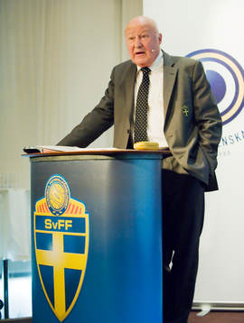 Lars-Åke Lagrell, ordförande, Svenska Fotbollförbundet