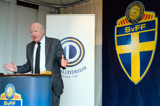 Lars-Åke Lagrell, ordförande, Svenska Fotbollförbundet