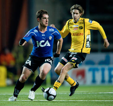 Michael Thomas, Halmstad och Daniel Nordmark, Elfsborg