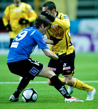 Emil Salomonsson, Halmstad och Emir Bajrami, Elfsborg