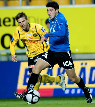 Anel Raskaj, Halmstad och Anders Svensson, Elfsborg