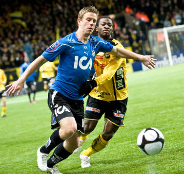 Tommy Jönsson, Halmstad och Amadou Jawo, Elfsborg i