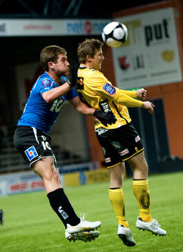 Michael Thomas, Halmstad och Anders Svensson, Elfsborg