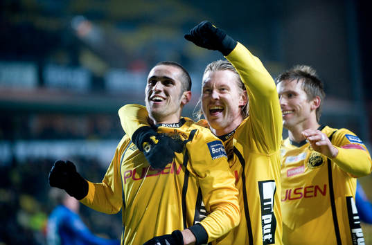 Fredrik Berglund, Emir Bajrami och Anders Svensson,