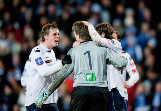 Mattias Hugosson, målvakt Gefle (jubel)