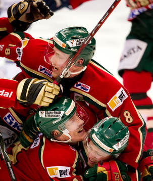 Joakim Andersson, Niklas Andersson, Frölunda jubel