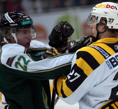 Per Åslund, Färjestad och Martin Lundberg, Skellefteå