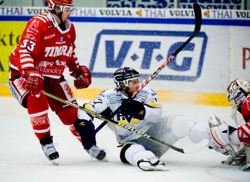 Mattias Karlsson, Timrå och Per Ledin, HV71 och Anders