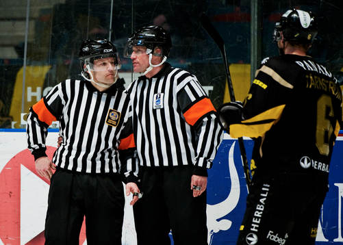 Wolmer Edqvist och Thomas Forsström, domare