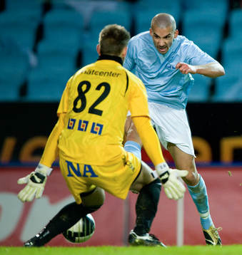Guillermo Molins, Malmö gör 3-0 bakom John Alvbåge,