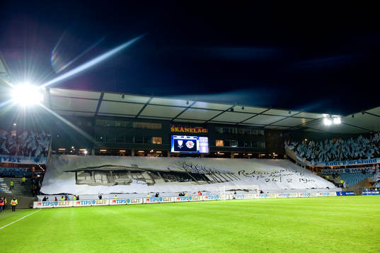 Sveriges största tifo, flagga, banderoll