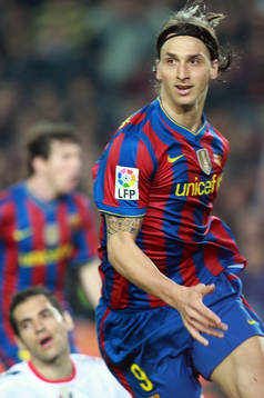 Zlatan Ibrahimovic, Barcelona, glädje, jubel