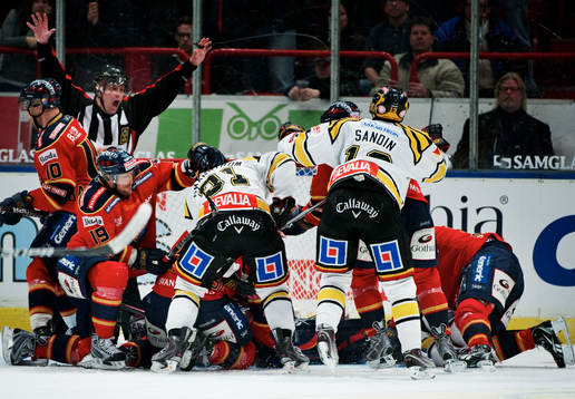 Ishockey, Elitserien, kvartsfinal 5, Djurgården - Brynäs