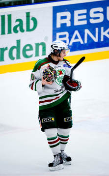 Mario Kempe, Rögle, bjöd på en dansshow