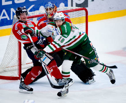 Dennis Everberg, Rögle. Niclas Burström och Oscar