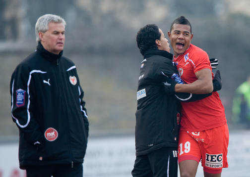 1-0 Ricardo Santos som grattas, Nanne Bergstrand, tränare,