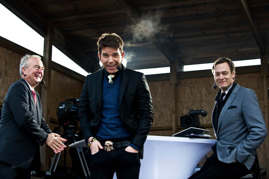 Bo Nilsson, Patrick Ekwall och Olof Lundh. Glädje