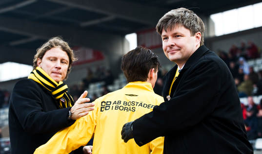 Stefan Andreasson, sportchef och Bo, Bosse, Johansson,