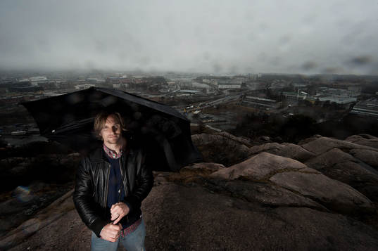 Jonas Bjurström. Regn, paraply