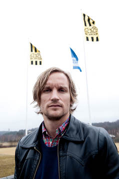 Jonas Bjurström. Flagga