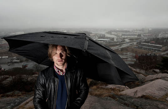 Jonas Bjurström. Regn, paraply
