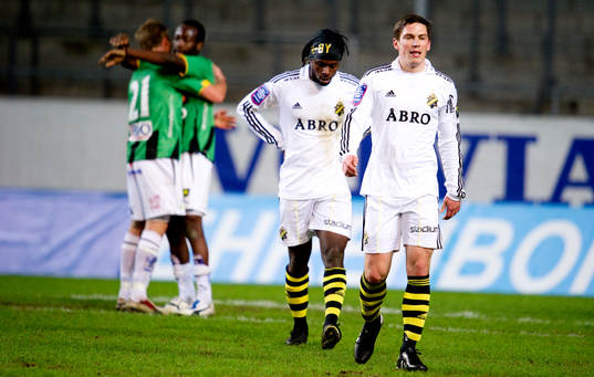 GAIS jubel, AIK depp, Martin Kayongo Mutumba, AIK