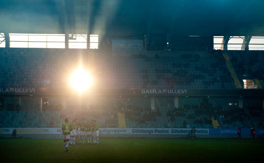 GAIS laddar i solljuset på Gamla Ullevi