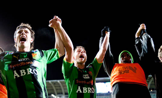 Joel Johansson, GAIS, jubel