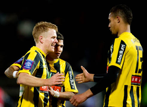 Josef Karlsson, Pauinho, Mathias Ranégie, Häcken jubel