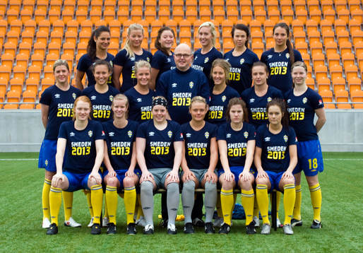 Fotboll, F19/91, Lagbild, Sverige