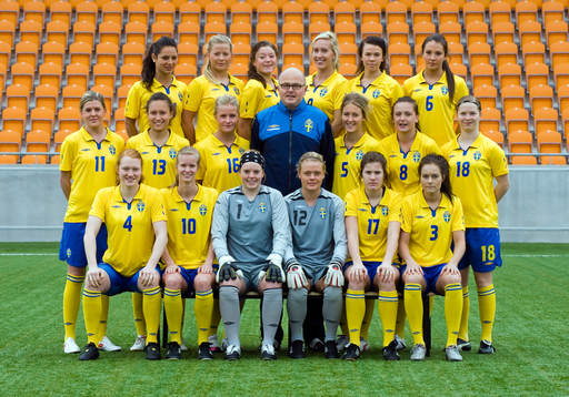 Fotboll, F19/91, Lagbild, Sverige