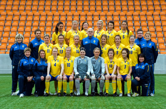 Fotboll, F19/91, Lagbild, Sverige