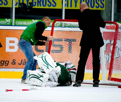Cristopher Nihlstorp, målvakt, Rögle, skadas. Billy