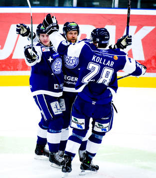 Pelle Prestberg, Tony Virta och Oliver Ekman-Larsson,