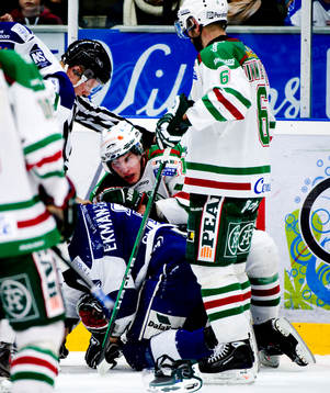Mattias Sjögren, Rögle, bråk, slagsmål