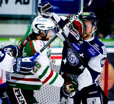 Jakob Johansson, Rögle och Antti Hulkkonen, Leksand,