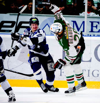 Daniel Hermansson, Leksand och Eric Beaudoin, Rögle